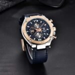 BENYAR Luxury Business Casual Party-Wear Leather Chronograph Date Display Watch for Men - Image 7
