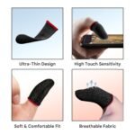 Humble® Mobile Gaming Thumb & Finger Sleeves, Anti-Slip Sweat-Proof High Precision Touch-Sensitive for PUBG, BGMI, COD Mobile & Free Fire - Breathable, Washable & Universal Fit – 2 Pairs (4 Pcs) - Image 3