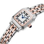 Carlton London Women Chloe Analog Watch Gift Set, Square Dial, Stainless Steel Strap, Quartz Movement, Square Dial, Silver Tone Strap, 30M Water Resistant, Casual Wear | - Image 3