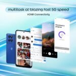 Motorola g37 Power 5G (Pantone Capri (Cyan), 8GB RAM, 128GB Storage) | MediaTek Dimensity 6400 Processor | 50MP AI Camera | 6.66-inch Display | 7000mAh Battery | 5G Smartphone - Image 5