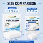 Kitchen Clean® Magic Eraser Cuboids Pack of 5 | Chemical-Free Multipurpose Magic Sponge | Switch Boards, Taps, Wall Stain Remover | Glass, Shoes & Sneakers Cleaning Sponge - Image 2