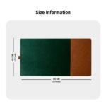 DailyObjects Turf 2.0 Desk Mat | Super Smooth Felt for Gaming Home and Office | Vegan Leather | Work from Home Solution for Laptop Keyboard and Mouse | Reversible Anti Slip Water Resistant - Green - Image 6