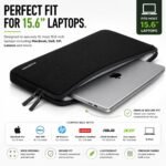 Tressential 15.6 Inch Laptop Sleeve, Water-Resistant, Shock-Resistant Padding, for MacBook, Dell, HP, Lenovo (Black, 15.6 inch) - Image 5