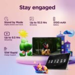 Lenovo Tab | 10.1" Display, 4G (LTE) + Wi-Fi (Calling)| 4 GB RAM+64 GB ROM (Expandable up to 1 TB), MediaTek Helio G85,Metal Body, Dual Speakers with Dolby Atmos, Android 14, 5100mAh Battery, Grey - Image 5
