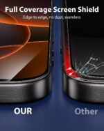 Military-Grade Tempered Glass Screen Protector for Samsung Galaxy A06 / F06 / M06 / A07 / F07 / M07 Edge to Edge Coverage with Easy Self-Installation Kit - Image 7