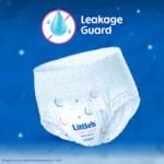 Little's Baby Diapers S Size (Small) Pants Style | 4-8 kg | 80 Count | Comfy Nights Baby Diaper Pants with Leakage Guard & Upto 12 Hours Absorption (40 Count, Pack of 2) - Image 7