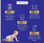 Little Angel Baby Easy Dry Diaper Pants With 12 Hrs Absorption (XL) Size 54 Count, 13-16 Kgs - XL (54 Pieces) - Image 2