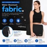 Tressential 14 Inch Laptop Sleeve, Water-Resistant, Shock-Resistant Padding, for MacBook, Dell, HP, Lenovo (Black, 14 inch) - Image 4