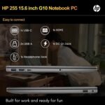 HP 255 G10 Laptop for Home or Work, 16GB RAM DDR5, 512GB SSD, 15.6" Full HD, Ryzen 3 7335U (Beats Intel i5-1135G7), HDMI, USB-C, Windows 11 - Image 5