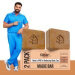 Ghar Soaps Sandalwood & Saffron Magic Bar For Bath (100 Gms Pack Of 2) | Paraben Free | Chandan & Kesar Bath Soap | Handmade Soaps For Glowing | Skin Brightening Soap For Men & Women - Image 2