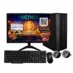 TECNICO Desktop Computer Set, Windows 11 Intel Core I5-2400, 8GB RAM, 128GB SSD, 20-Inch Monitor, Keyboard, Mouse, Speakers - Image 2
