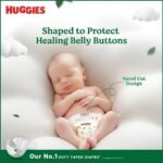 Huggies Natural Soft Premium Tape Diapers Newborn/Extra Small (NB/XS) Size, Upto 5 kgs, 64 Count | Our No.1 Soft Taped Diaper with Cloud Soft Bed, designed for Newborns with Runny Poo Absorption - Image 5