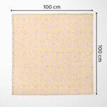 haus & kinder 100% Cotton Muslin Swaddle Wrap for New Born Baby | Pack of 3 (100×100 cm) | Baby Blanket & Swaddles for Newborn | Citrus Groove Collection - Image 8