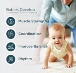 Braintastic 2 in 1 Baby Jumper and Walking Harness with Door Clamp Walk Trainer Infant Activity Bouncer for Coordination and Active Play 6 to 12 Months - Image 6
