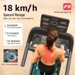 Maxpro Optira Plus 6Hp Peak BLDC Motor|18km/h Speed |16 Level Motorized Incline |Bluetooth Speaker|FitShow App |130Kg User Weight |Auto Incline Hydraulic Foldable Multifunction Treadmill for Home use - Image 2