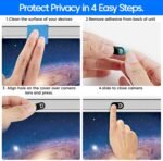 Sounce Laptop Camera Cover Webcam Cover Slider Ultra Thin Privacy Protection Slide Blocker for Laptop PC MacBook Tablet Smartphone iPad iPhone All-in-One Desktop PS4 Strong (Pack of 10 Pieces) - Image 5