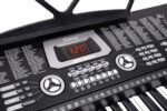JUAREZ Octavé JRK661 61-Key Electronic Keyboard Piano with LED Display | Adapter | Key Note Stickers | Mic |Music Sheet Stand | 255 Rhythms | 255 Timbres | 24 Demos | 8 Percussions - Image 2