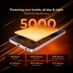 Itel Zeno 200 (Nightly Blue, 4 GB RAM, 128 GB Storage) | 6.75" HD+ Display | 120 Hz Refresh Rate | IP65 Dust & Water Resistance | 13 MP Camera | 5000 mAh Battery | Charger in Box - Image 4
