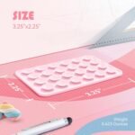 Meyaar Silicone Phone Sticky Grip, Suction Phone Case Mount for iPhone and Android, Hands-Free Sticky Cell Phone Grip, Mobile Fidget Mirror Holder for Selfies and Videos (Light Pink) - Image 6