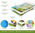 Double Sided Baby Play Mat, Foldable Waterproof Crawling Mat for Kids, Soft Foam Floor Mat with Alphabet & Animal Print, Toddlers & Indoor Play (6 x 4 Feet) - Image 3