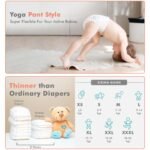 R for Rabbit Pant Style Feather Diaper XL Size for Baby 12 to 17 kgs 70 Units (70 Count, Pack Of 1) - Image 3