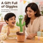 Toy Imagine Rechargeable Talking Cactus Toy for Kids - Musical Dancing, Speaking Cactus Toy for Babies – Educational Talking Toy for Baby Boys & Girls (0-3 Years) – Speaking, Repeating for Toddlers - Image 8