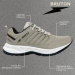 BRUTON EVA Lite Sport Shoes Running Shoes for Men- Grey - Image 3