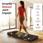 Sparnod Fitness STH-3001 Walking Pad for Home Use, 2.5 HP Motor 1–6 km/h Speed, Manual Incline 2 Levels, LED Display for Time, Distance, Speed & Calories, Compact Treadmill, 90kg Max Weight - Image 3