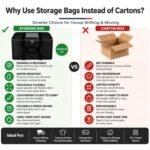Storite Moisture Proof Nylon Large Size Underbed Storage Bag For Clothes - Image 4
