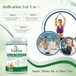 DR SATYAMRUT NUTRITION Slim Shake Formula-1 With Weight Loss & Fitness Support For Meal Replacement | Low Calorie | | No Added Sugar | High Protein | Body Detoxify - Delicious – (500gm) (VANILLA) - Image 6