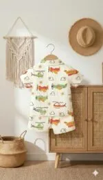 fashionable baby Boys Co ord Dress Set | Stylish Kids Clothing for Casual Wear | Regular Fit | 2-Piece Outfit Set - Image 3