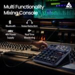 Audio Array Audio Mixer 4 Channel Hybrid | 4 Analog Ch, 1in/2out USB Interface | 2XLR In, 2 TRS In | +48V | Hi-Z, 2 Band EQ, Phone Out, TRS Out, USB-C Power | AI-13 - Image 8