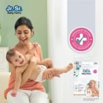 Jr. Sr. Baby Diaper Pants | Medium (M) Size (7-12 kg), 216 Count | Pack of 3 | Upto 12 hr Absorption with Advanced Leak Protection | Safe For Babies Skin | Soft, Secure & Comfy - Image 2