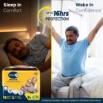 Karein Overnight Adult Diaper Pant L Size, Large, Waist (90-120 cm 35"-47"), 10 Unit, Long Protection Hour, Unisex, Quick & Even Absorption, Aloe Vera, Leakproof, Odour Control, Wetness Indicator - Image 5