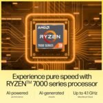 HP 15, AMD Ryzen 3 7320U (8GB LPDDR4, 512GB SSD) FHD, Micro-Edge, 15.6"/39.6cm, Win 11, Office 22, Silver, 1.59kg, fc0499AU, AMD Radeon Graphics, 1080p FHD Camera Laptop - Image 2