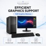 Core i5 Desktop Computer Set with 8GB RAM, 128GB SSD, 500GB HDD, 19 Inch Monitor, Keyboard & Mouse - Image 2
