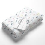 haus & kinder 100% Cotton Muslin Swaddle Wrap for New Born Baby | Pack of 5 (100×100 cm) | Baby Blanket & Swaddles for Newborn | Nautical Collection - Image 7