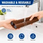 Eightiz (Pack of 5, 39 Inches) Door Guard – Bottom Seal Strip Gap Filler for Doors | Soundproof, Noise Reduction, Energy Saving, Dust & Insect, Rat Protector, Door Strip for Home,Office,Outdoor - Image 4
