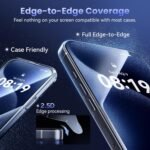 Military-Grade Tempered Glass Screen Protector for Samsung Galaxy A06 / F06 / M06 / A07 / F07 / M07 Edge to Edge Coverage with Easy Self-Installation Kit - Image 6
