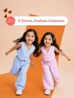 Kidbea Girls 2-Piece Clothing Set, Cotton Sleeveless Vest Top & Leg Pant - Image 7