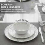 CELLO Tropical Lagoon Dazzle Series Opalware Dinner Set of 18 Pieces For Family of 6 | Bone-Ash Free & Leadfree Opal Glass, Microwave & Dishwasher Safe Plates & Bowls Crockery Set For Dining & Gifting - Image 7