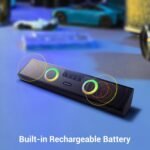 ZEBRONICS Astra 35, Portable Bluetooth Speaker, 16 Watts, Upto 8h Backup, Dual Drivers + Dual Passive Radiators, Call Function, Bluetooth v5.3 | USB | mSD| AUX, TWS, RGB LED - Image 5