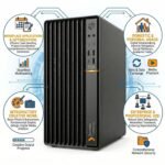 Business Desktop PC | Core i5 GEN4 Turbo 4590 3.30Hz | 16GB RAM | 512GB M.2 SSD | Windows 11 Pro & MS Office 2021 | WiFi 6 & Bluetooth | Type-C Port | Premium Metal Body | 2 Year On-Site Warranty - Image 5