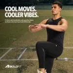 Boldfit Track Pant for Men – Stylish Joggers, Gym Pants & Lowers with Adjustable Waist, Breathable Fabric & Pockets – Comfortable Sports Pants for Running, Workout Black - Image 3