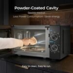 Midea 20L Solo Microwave Oven | 5 Power Levels + Defrost | 10-Year Magnetron Warranty | Mechanical Knob Control | Easy-Clean Powder-Coated Cavity | Energy Efficient | Oven for Reheating & Cooking - Image 8