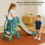 Amazon Brand – Solimo Unicorn 2-in-1 Kids Slide with Basketball Hoop & Ball | Large | Indoor & Outdoor | Safe for Boys & Girls | Age 2-5 Years | Easy Assembly | Multicolor - Image 4