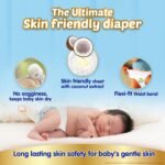 MamyPoko Pants Extra Absorb Baby Diapers, Large (L size) | 9-14 kg | 64 Count |Deep Sleep Diapers| Soft gentle fit |Deep Absorbent Crisscross | skin friendly with coconut oil | - Image 5