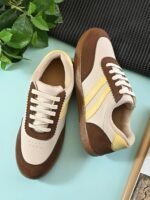 Centrino Women’s Sneakers | Trendy & Stylish Modern Sneakers |Lightweight Sneakers for woman|Shoes for women|Sneakers for women casual|women shoes|ladies shoes for women stylish|Soft Cushioned Insole | Comfortable and Flexible Ladies Casual Sports Shoe for Gym, Walking, Office and Daily Use (8145) - Image 3