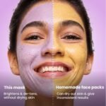 Foxtale Skin Radiance Detan Face Mask for Instant Tan Removal|Lactic Acid & Kaolin Clay|Brightening & Glowing|Removes Blackheads, Whiteheads & Dullness | All Skin Types|Men & Women, 12g - Image 8