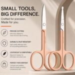 Beauté Secrets Manicure Kit, pedicure tools for feet, Nail Clipper, Manicure Pedicure kit for women and Men, 18 Pieces,Perfect Gifts for Women and Men (Rose Gold) - Image 7